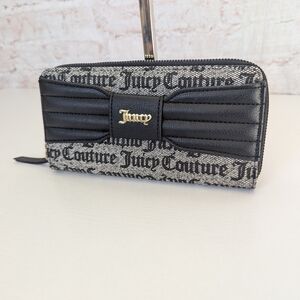 Juicy Couture Black and Gray Women's Wallet
